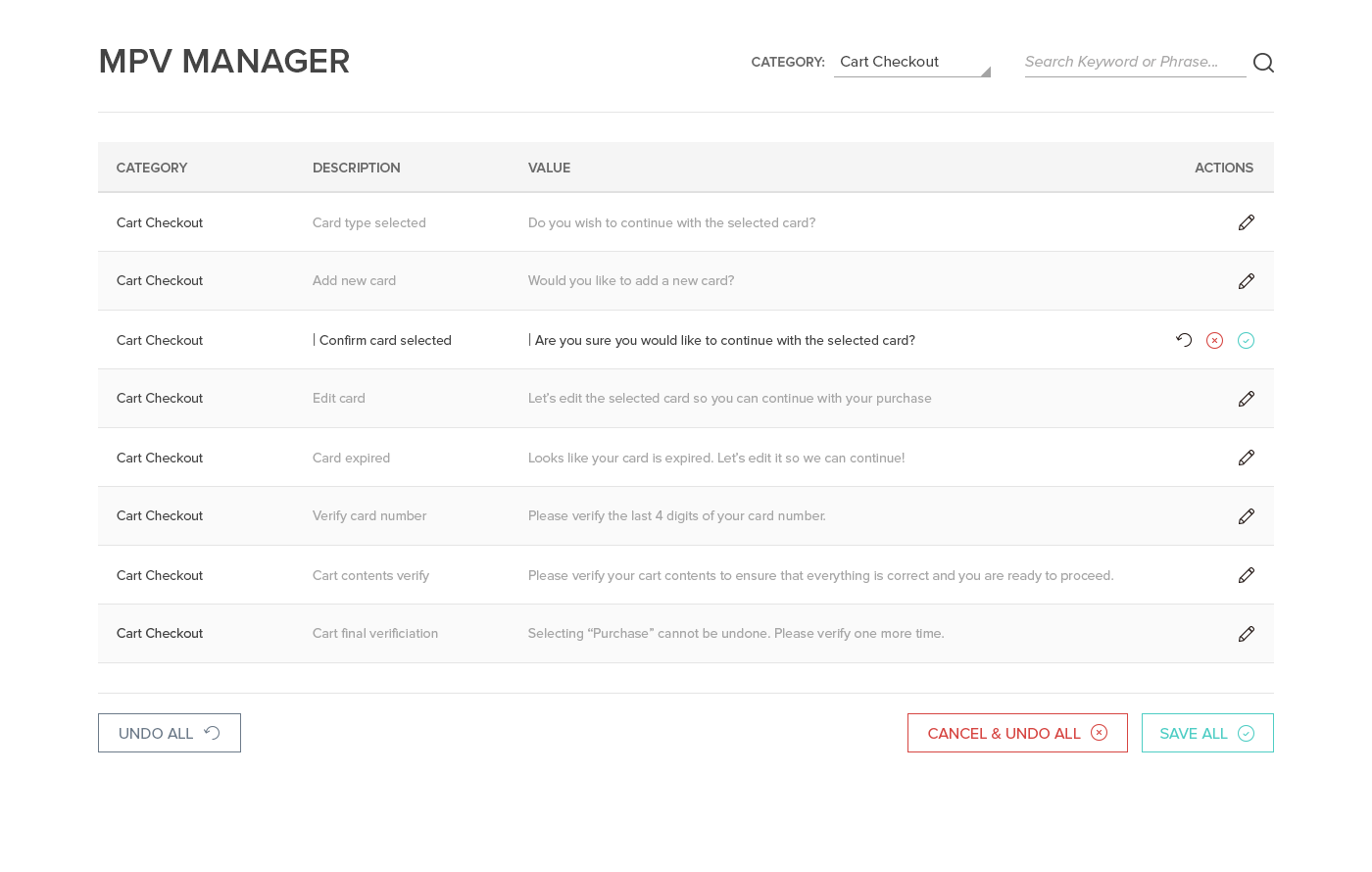 Single-tier data categorization
